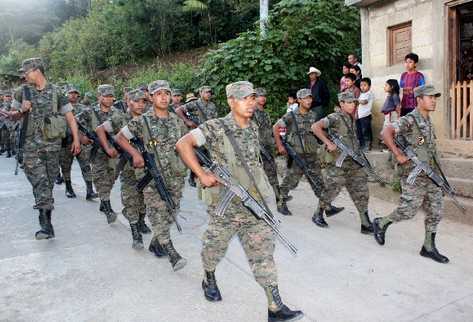 El destacamento Militar de San Juan Cotzal fue instalado el 12 de junio del 2012.