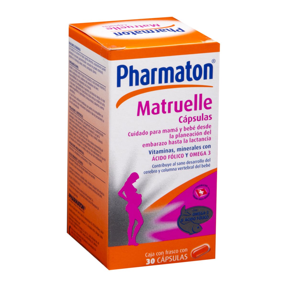 Producto que se retira del mercado debido al riesgo de que no se absorba bien el contenido. (Foto Prensa Libre: Cortesía Pharmaton)