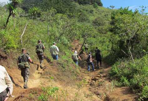 Personal del Conap, la Diprona y Ejército efectúan operativos en  áreas protegidas.