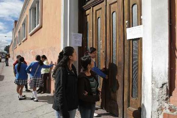 El período de inscripciones finaliza el 10 de enero. (Foto Prensa Libre: Archivo)