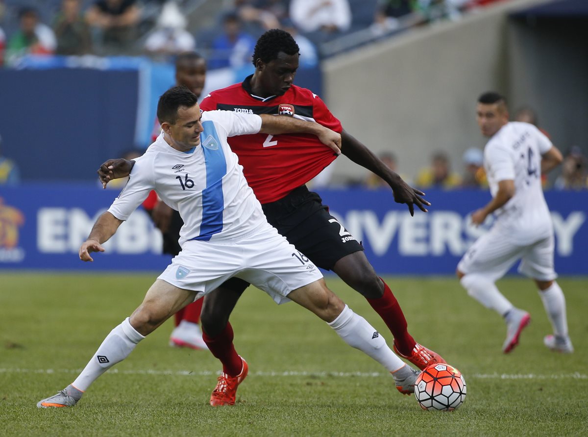 Marco Pablo Pappa fue titular en dos encuentros de la Bicolor en Copa Oro. (Foto Prensa Libre: EFE)