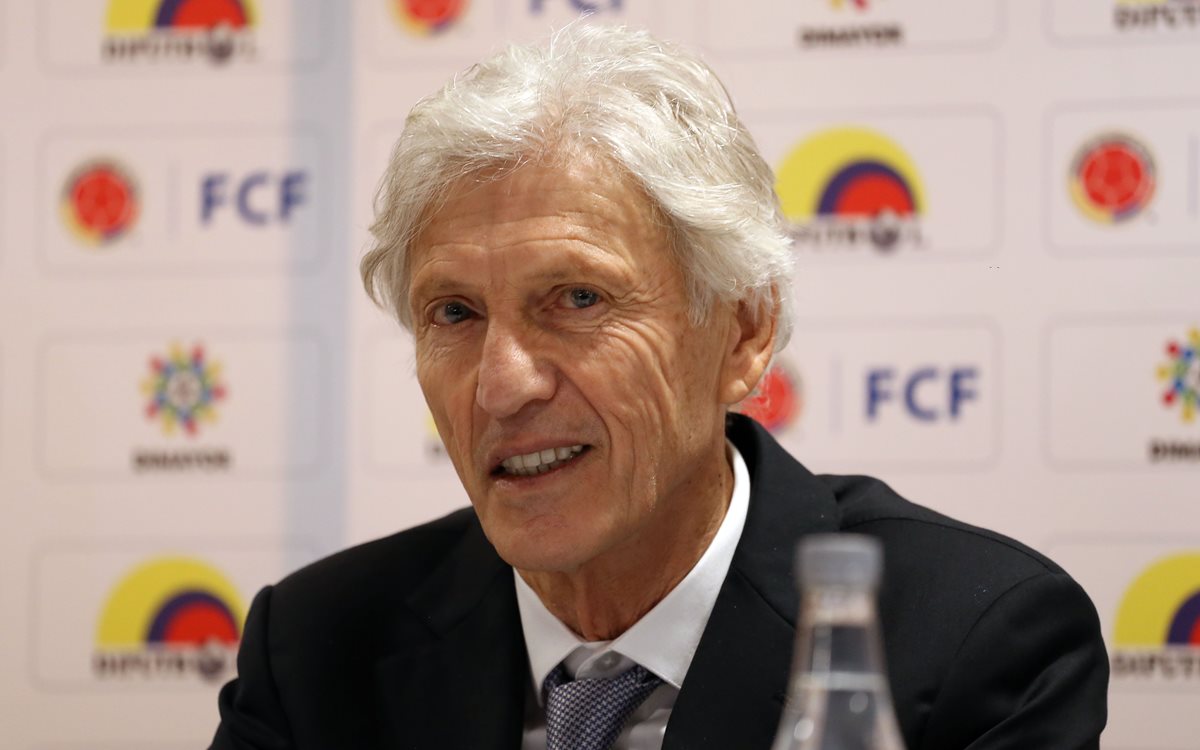 José Pékerman se despidió este martes de la Selección de Colombia. (Foto Prensa Libre: EFE)