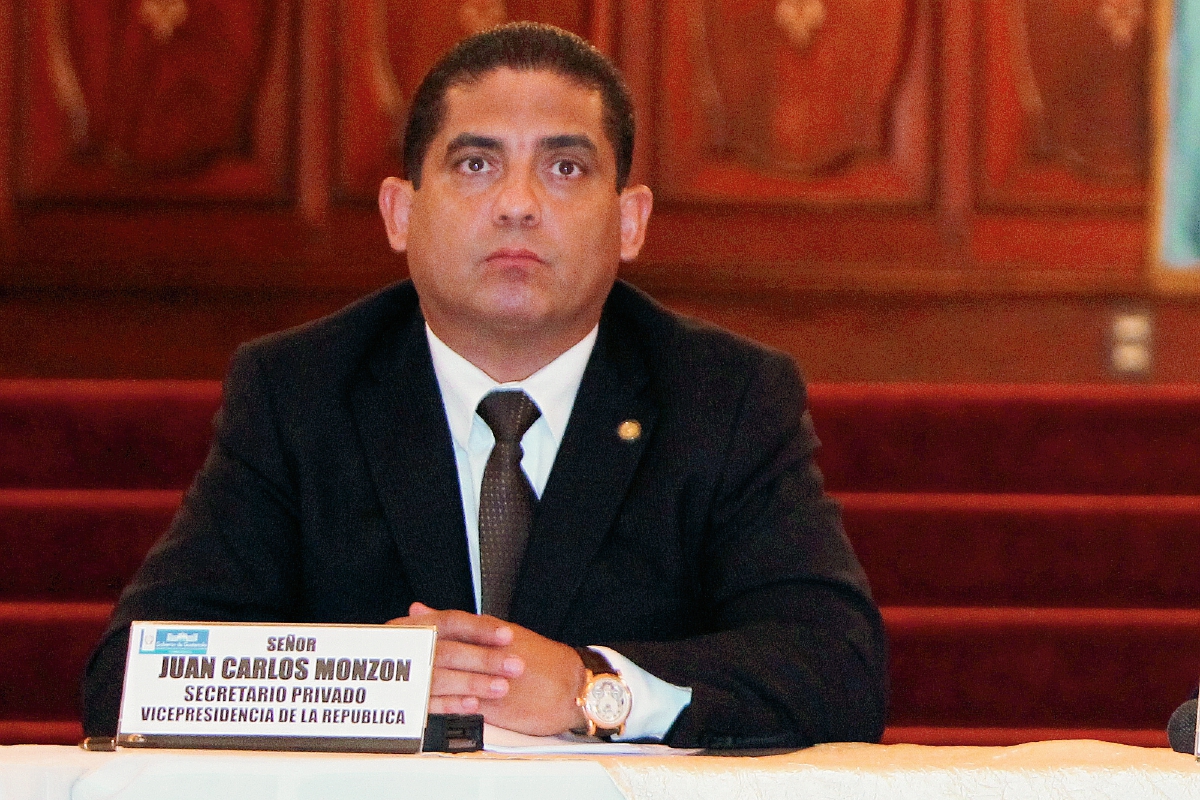 Juan Carlos Monzón, exsecretario privado de la Vicepresidencia, estaría en España.(Foto Prensa Libre: Hemeroteca PL)
