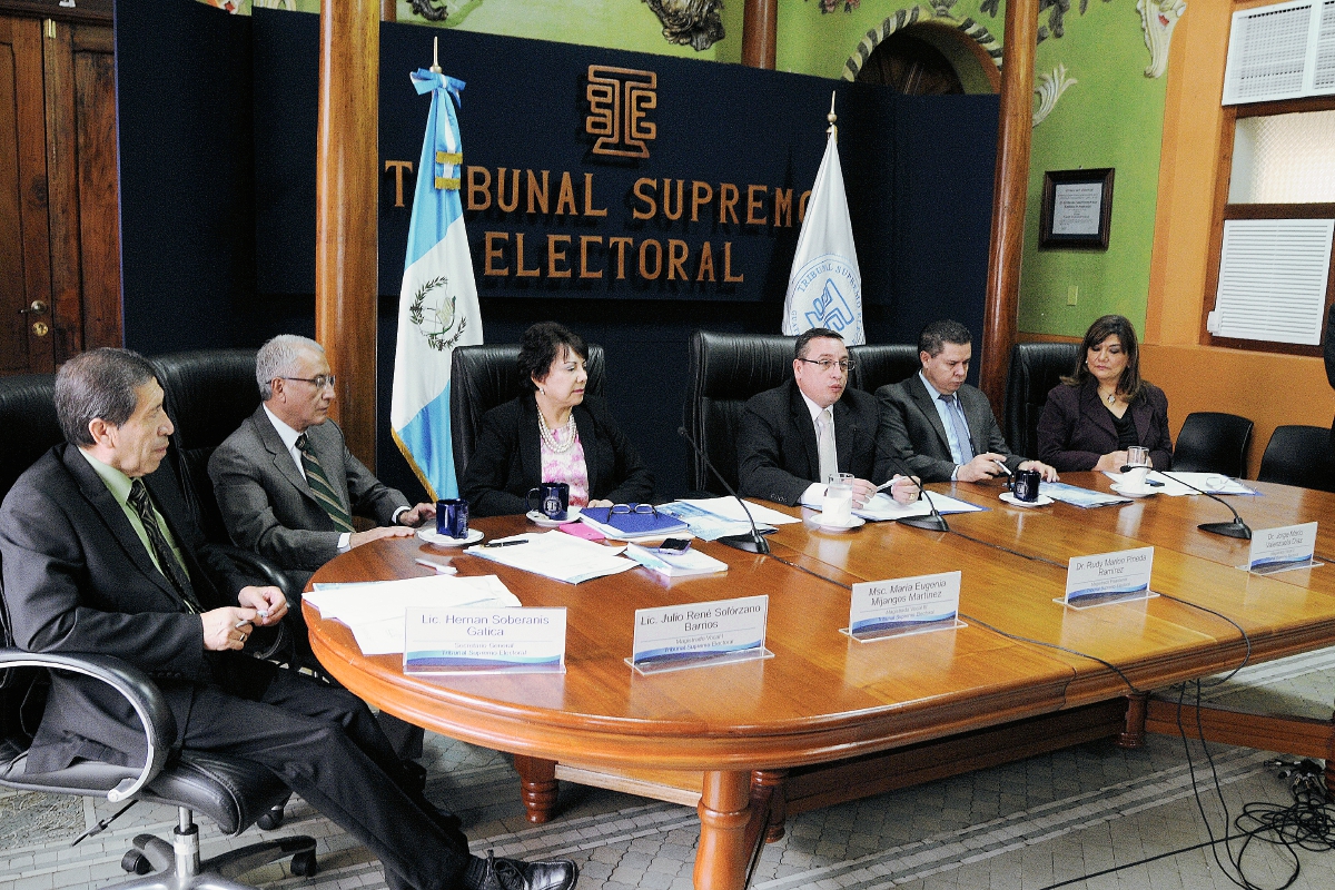 Los magistrados del Tribunal Supremo Electoral (TSE) presentaron reformas a la Ley Electoral y de Partidos Políticos. (Foto Prensa Libre: Hemeroteca PL)