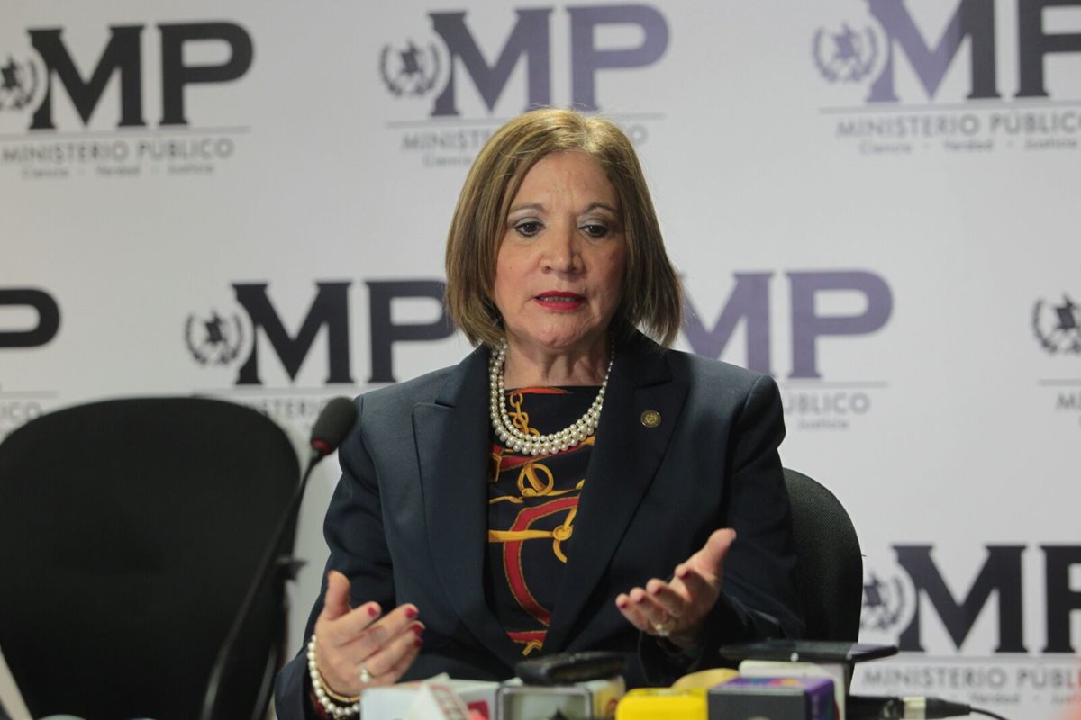 María Eugenia Villagrán, procuradora General de la Nación. (Foto Prensa Libre: Erick Ávila)