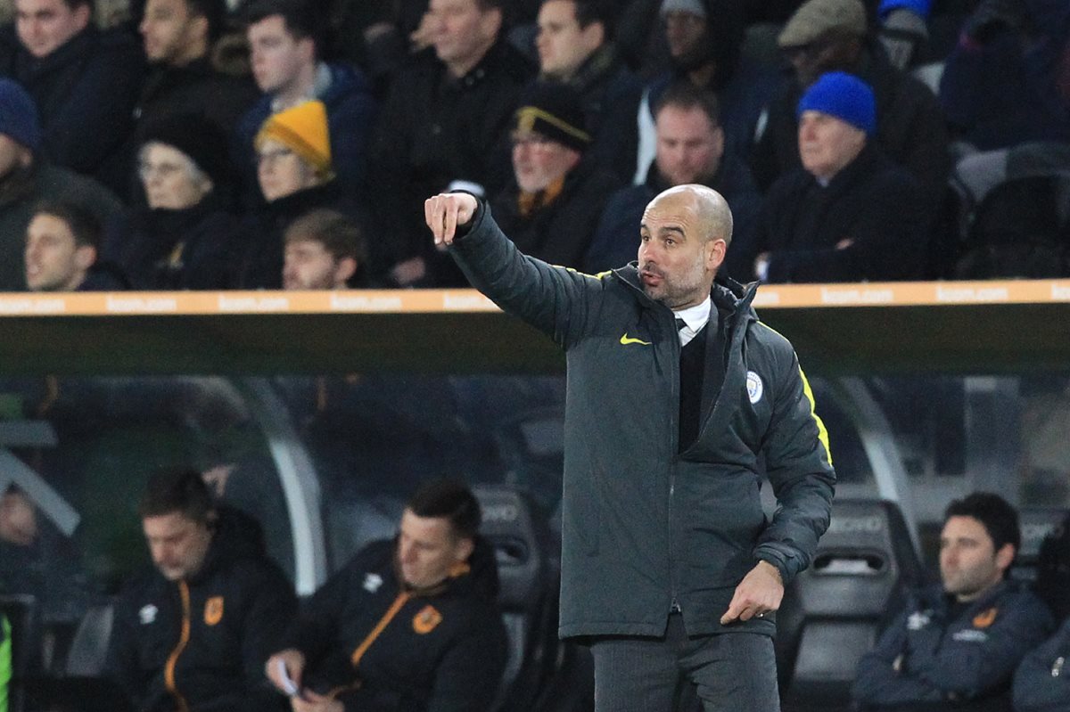 Después de cumplir cuatro partidos de suspensión Josep Guardiola utilizaría a Sergio Agüero contra el Liverpool. (Foto Prensa Libre: AFP)
