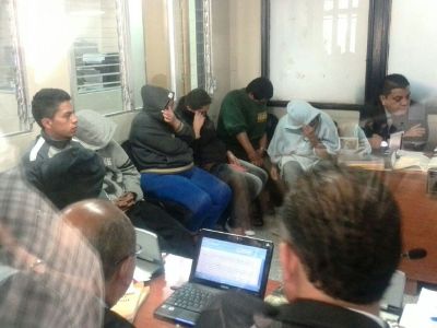 Ocho presuntos pandilleros fueron ligados a proceso. (Foto Prensa Libre: Jerson Ramos)