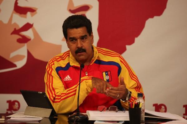 Nicolás Maduro, presidente de la República Bolivariana de Venezuela. (Foto Prensa Libre: EFE)