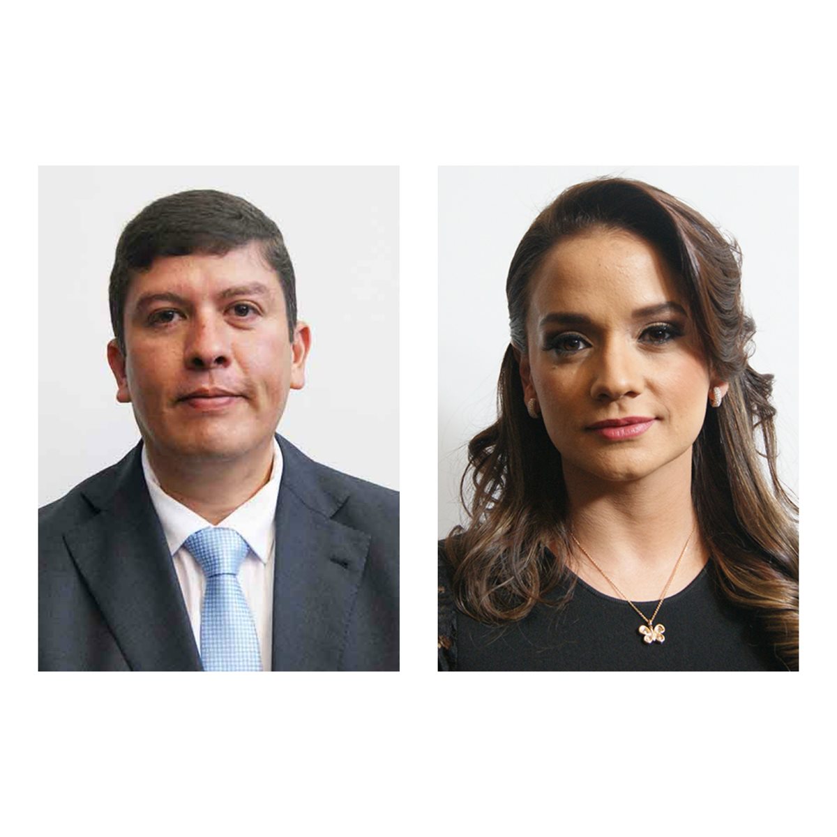 Gustavo Medrano de Líder y Stella Alonzo del Patriota son los diputados más faltistas en la octava legislatura. (Foto Prensa Libre: Hemeroteca PL)