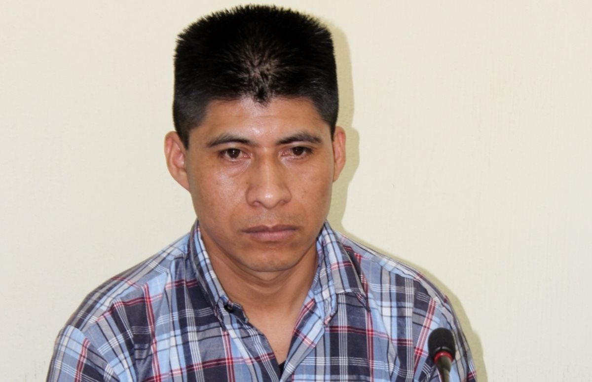 Ángel Osorio Tix fue condenado a 25 años de prisión, acusado de haber matado a balazos a su conviviente, en Sacapulas, Quiché. (Foto Prensa Libre: Óscar Figueroa)