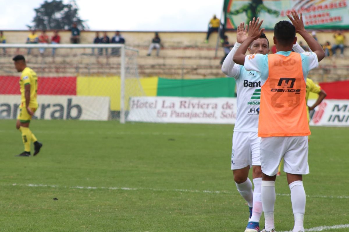 Sanarate consiguió su segunda victoria de visita al superar 1-0 a Marquense. (Foto Prensa Libre: Raúl Juárez)