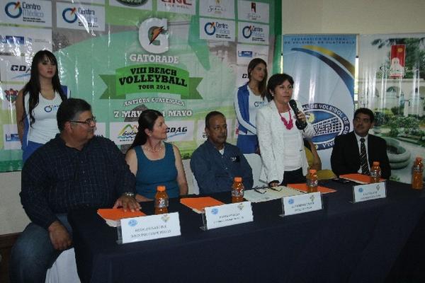 Autoridades de la Federación dieron detalles del evento. (Foto Prensa Libre: Miguel López)