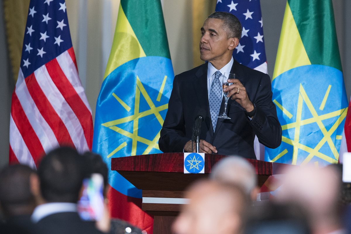 <em>Barack Obama pidió este lunes desde Etiopía a los países del este de África que <strong>“</strong>mantengan la presión<strong>” </strong>contra los shebab. (Foto Prensa Libre: AP).</em>