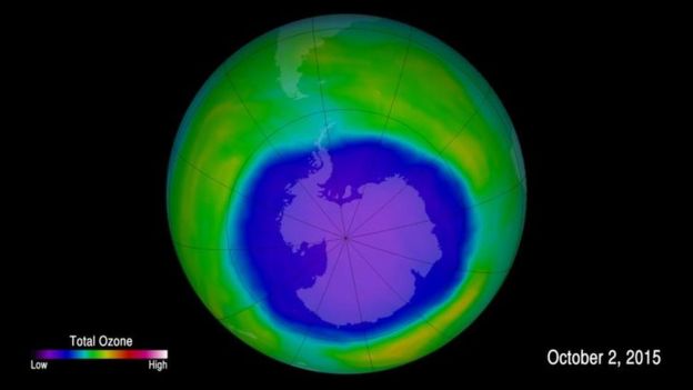 La capa de ozono se está recuperando y volviéndose más gruesa. PA