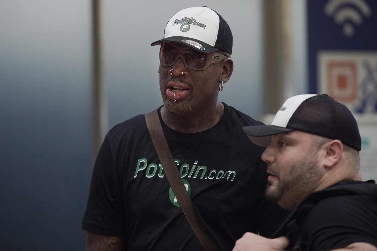 Dennis Rodman vuelve a ser noticia por su comportamiento al volante. (Foto Prensa Libre: AFP)