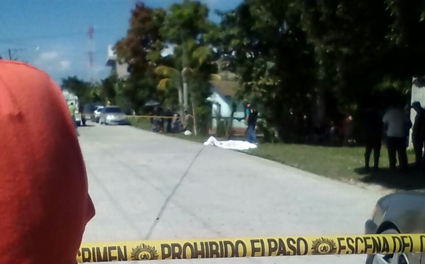 Selvin Jordani Amador Ordóñez murió baleado en Melchor de Mencos, Petén. (Foto Prensa Libre: Rigoberto Escobar)