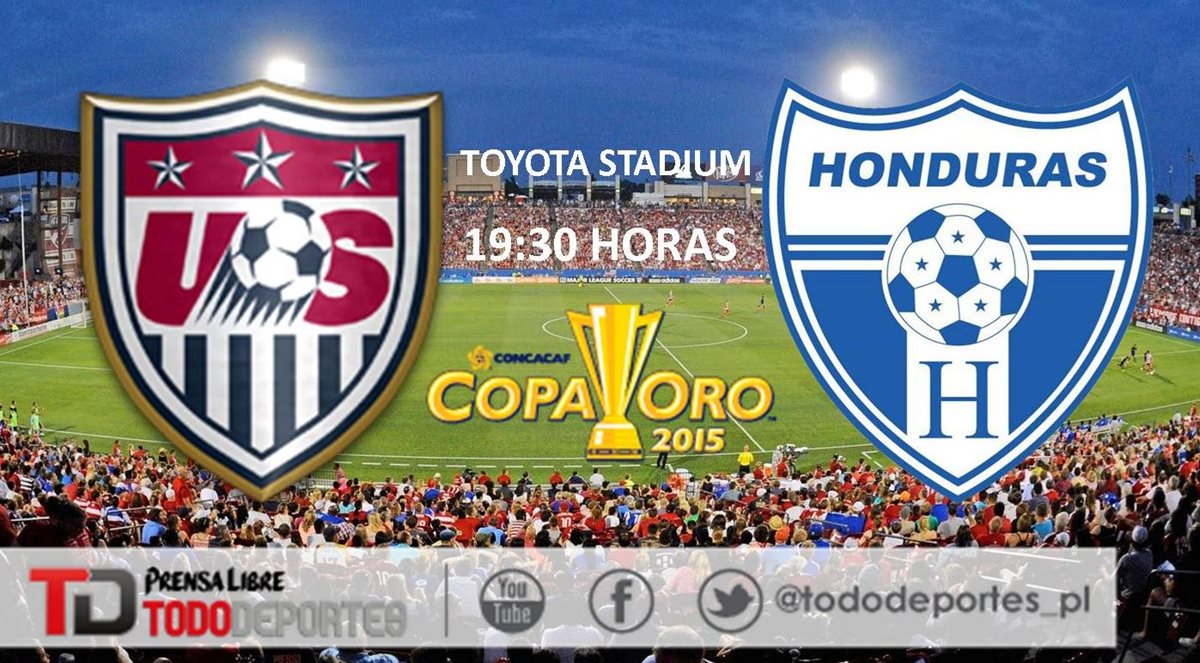 Estados Unidos y Honduras busca su primera victoria de la Copa Oro 2015. (Foto Prensa Libre: TodoDeportes)