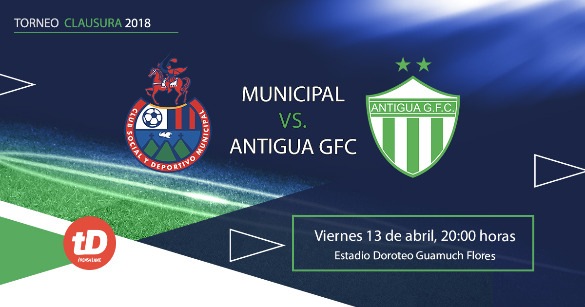 Municipal y Antigua jugarán el partido más esperado de la jornada 18 a partir de las 20:00 horas. (Foto Prensa Libre: TodoDeportes)