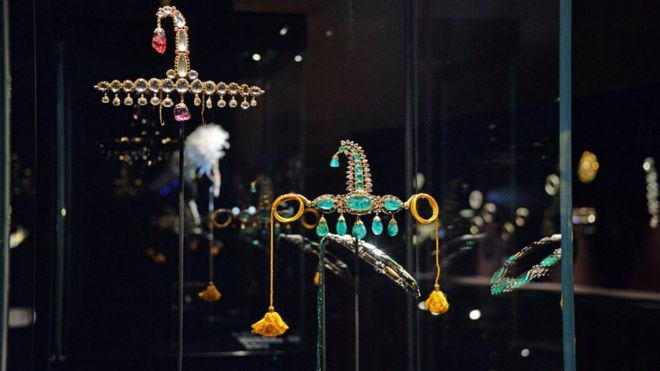 En la exposición se mostraban joyas indias de entre los siglos XVI y XX. EPA