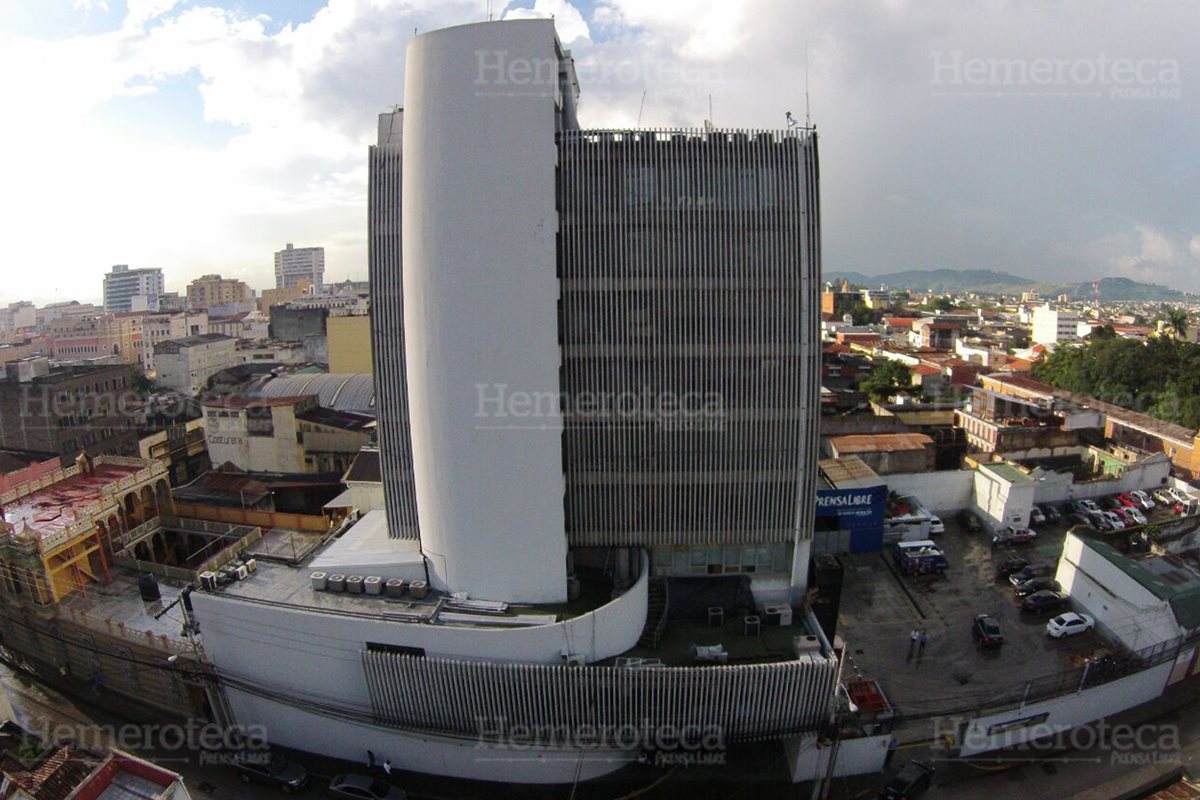Edificio de Prensa Libre en la 13 calle 9-31 zona 1 (Foto: Hemeroteca PL)