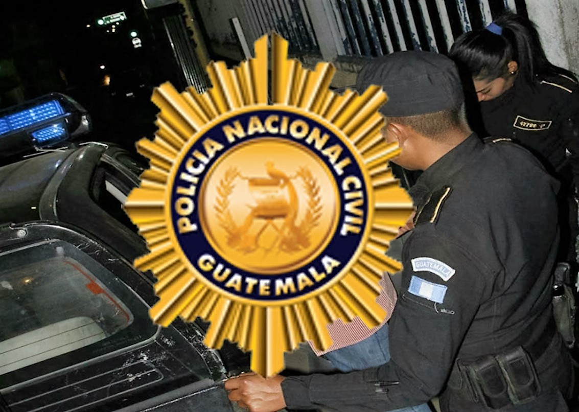 El capturado es un agente de la PNC jubilado, sindicado de abuso sexual contra una menor. (Foto Prensa Libre: PNC)