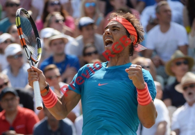 Nadal sigue demostrando su buen nivel en el tenis mundial, hoy ganó en Stuttgart. (Foto Prensa Libre: EFE)