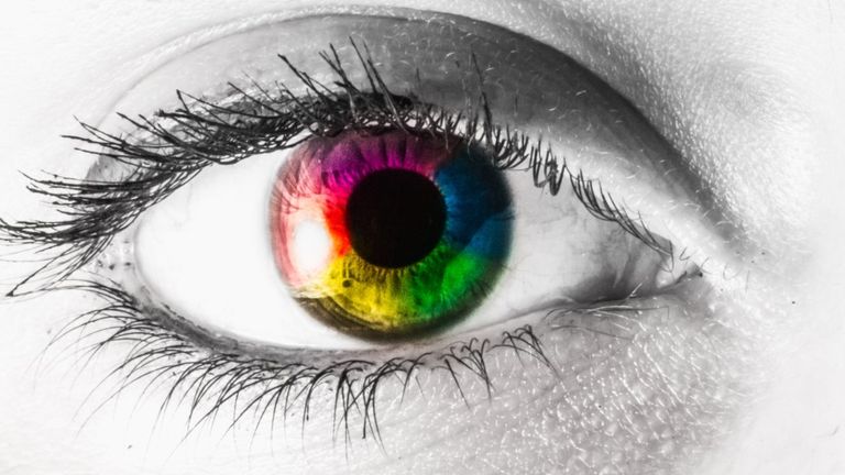 La capacidad de los humanos de ver el mundo en color es un producto de la evolución genética. (Getty Images).