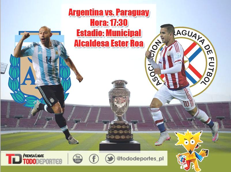 Argentina y Paraguay chocarán en el duelo más interesante de las semifinales. (Foto Prensa Libre: TodoDeportes)