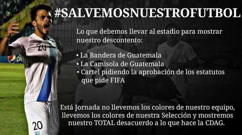 Está es la convocatoria que circula en las redes sociales. (Foto Prensa Libre: Facebook)