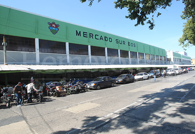 Aspecto actual del Mercado Sur Dos sobre la 6a. avenida. (Foto: Hemeroteca PL)