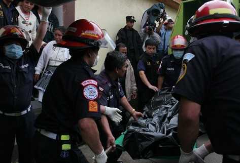 Traslado del cuerpo de Kenia González Orozco.