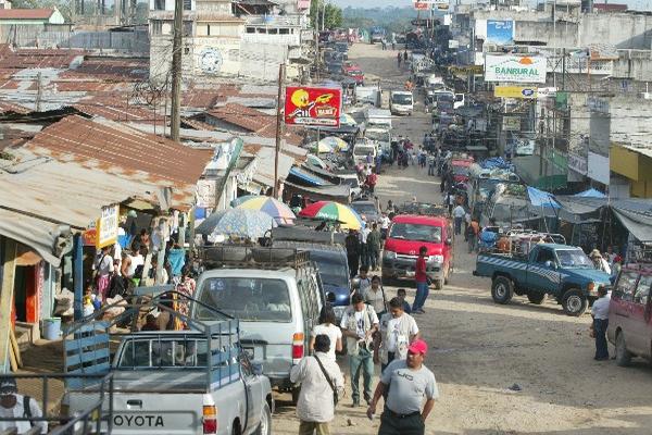 Una de las calles principales de Ixcán. (Foto Prensa Libre: Archivo)<br _mce_bogus="1"/>