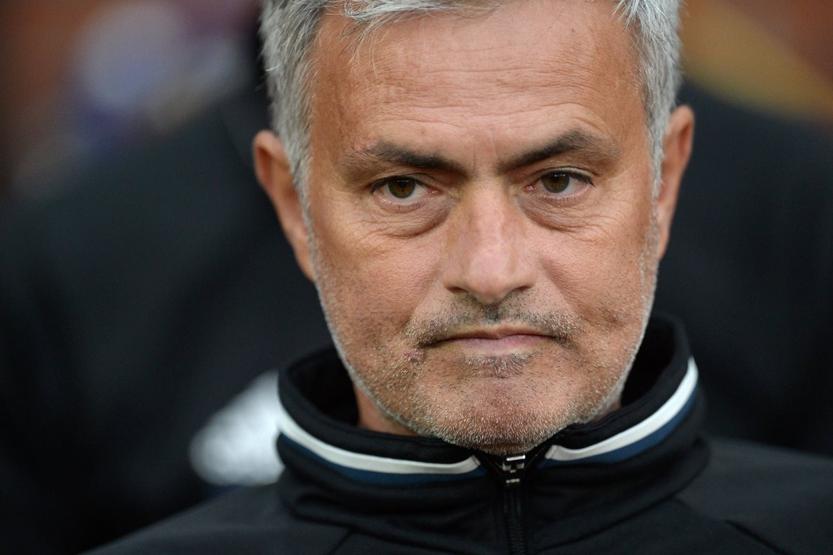 El portugués Jose Mourinho es el actual técnico del Mánchester United. (Foto Prensa Libre: AFP).