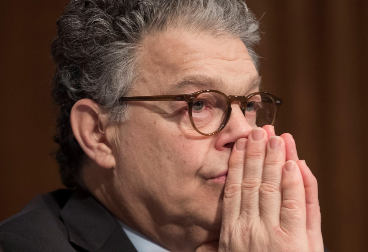 El senador Al Franken ha anunciado su dimisión tras varias acusaciones de acosos sexuales. (Foto Prensa Libre: EFE)
