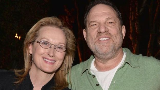 La actriz Meryl Streep y el productor Harvey Weinstein han trabajado juntos en varias ocasiones. GETTY IMAGES