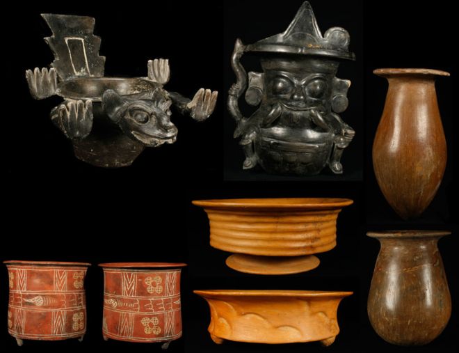 El hallazgo de una ofrenda compuesta por más de 100.000 objetos sorprendió a los arqueólogos. SERGIO GÓMEZ