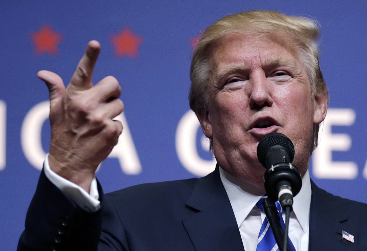 Donald Trump, precandidato republicano. (Foto Prensa Libre: AP)