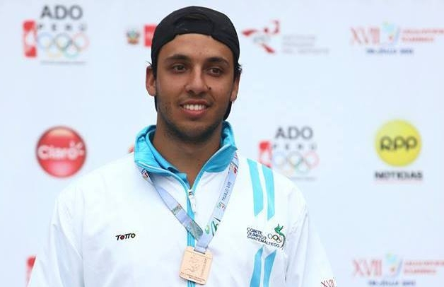 Juan Diego Blas participa en Guatemaltecos Ilustres en deportes. (Foto Prensa Libre: cortesía Juan Diego Blas)