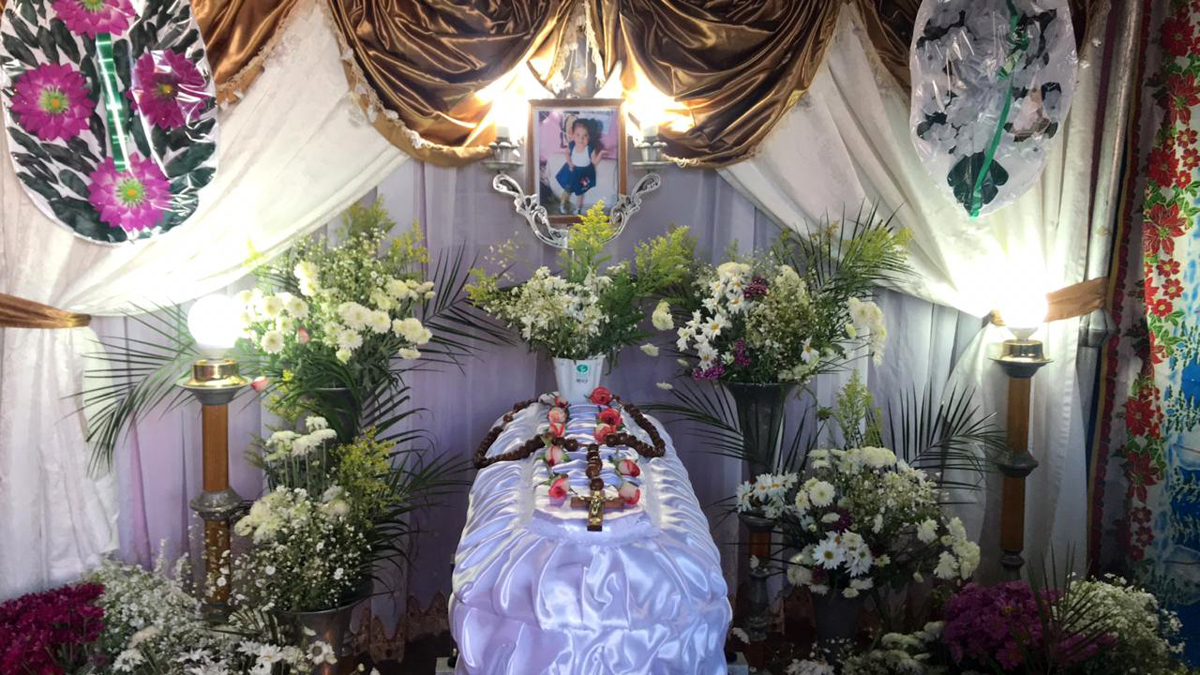 La familia de las niñas exige justicia. (Foto Prensa Libre: Dony Stewart)