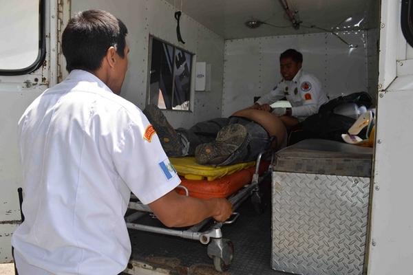 Un vendedor de carros fue víctima de un ataque armado en un predio en Chimaltenango. (Foto Prensa Libre: José Rosales)<br _mce_bogus="1"/>