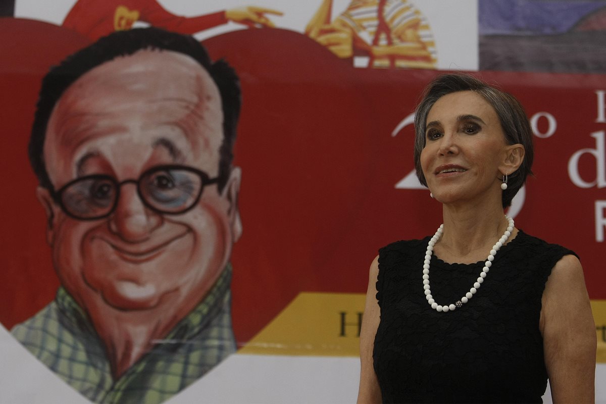 Florinda Meza se encuentra en Colombia en donde asiste a unos homenajes que le realizan a El Chavo del Ocho. (Foto Prensa Libre. EFE)