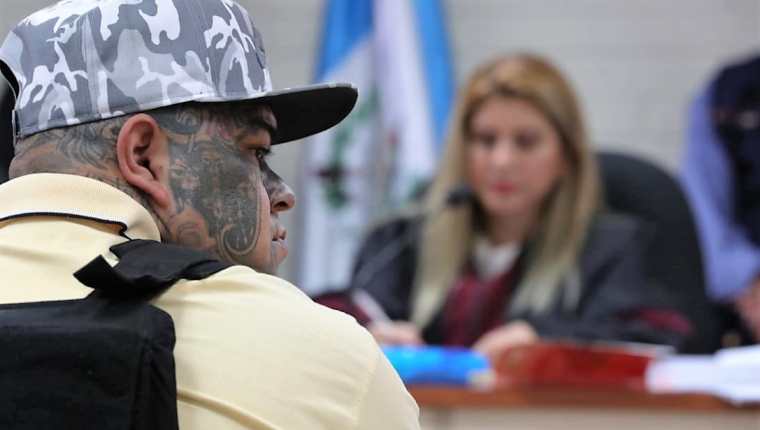 Érick Contreras, alias el Abuelo, se convirtió en colaborador eficaz y declaró en contra de 23 pandilleros. (Foto Prensa Libre: Estuardo Paredes)