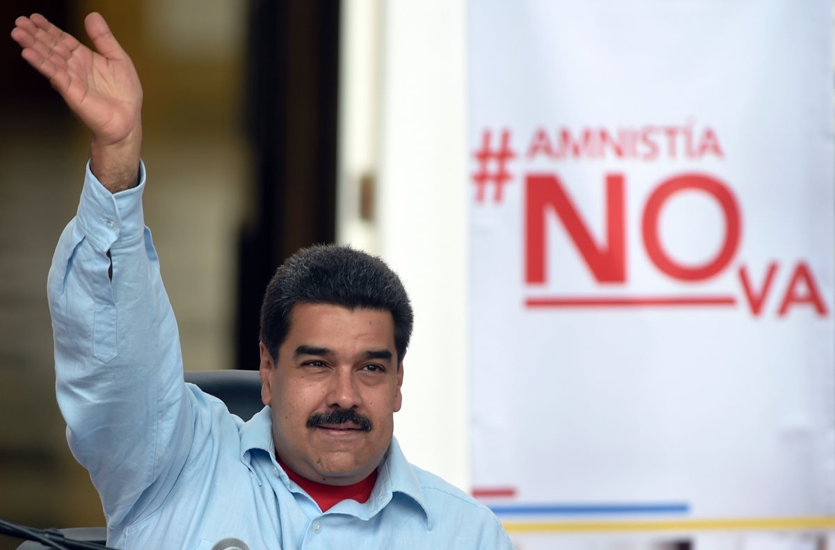El presidente Nicolás Maduro había pedido al TSJ venezolano rechazar la Ley de Amnistía. (Foto Prensa Libre: AFP).