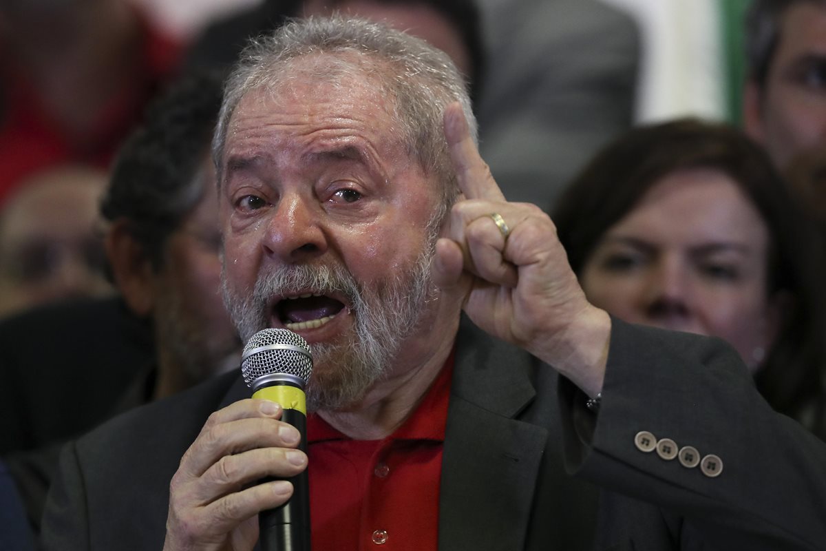 Lula da Silva, durante un discurso pronunciado el pasado 15 de septiembre. (Foto Prensa Libre: EFE).