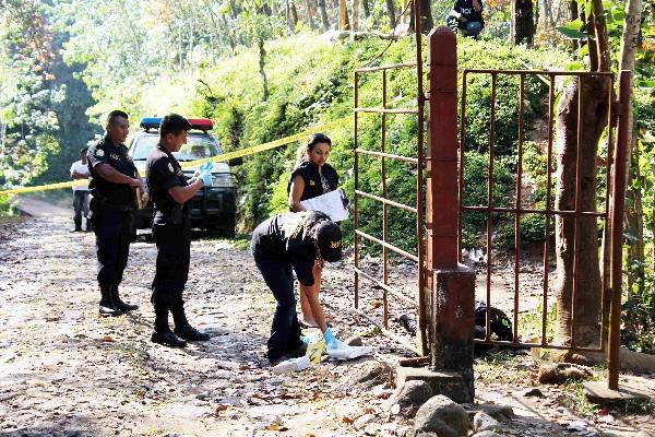 Misael Monzón fue ultimado    el 16 de enero de 2014, en El Asintal, Retalhuleu. (Foto Prensa Libre: Rolando Miranda)