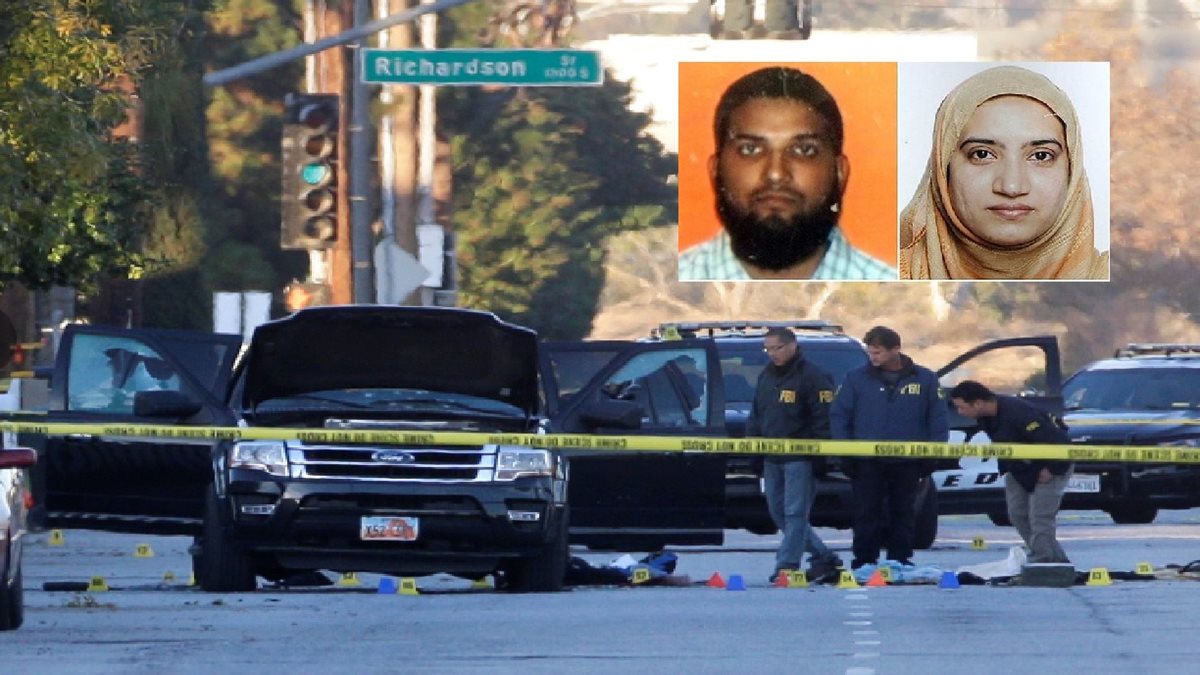Syed Rizwan Farook y Tashfeen Malik atentaron contra una fiesta de navidad y mataron a 14 personas. (Foto Prensa Libre:AFP).