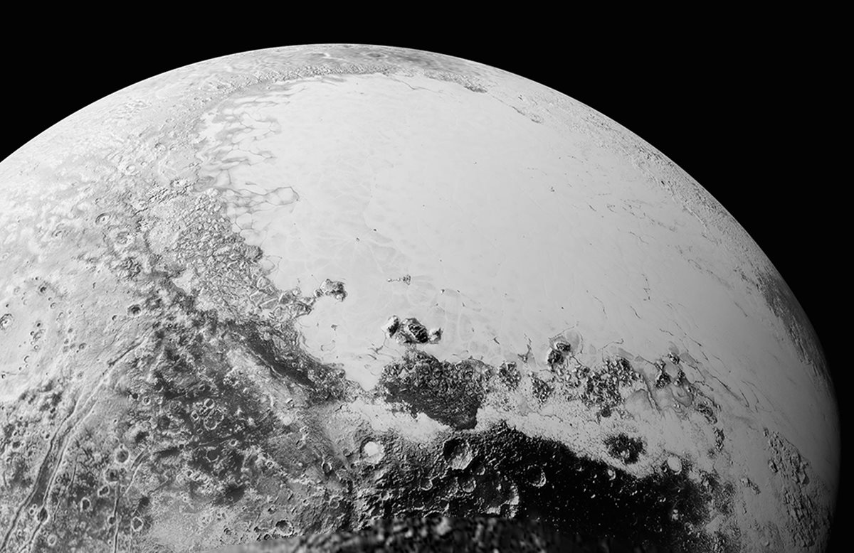 Nuevas fotos de Plutón tomadas por sonda estadounidense. Foto Prensa Libre: (AFP)