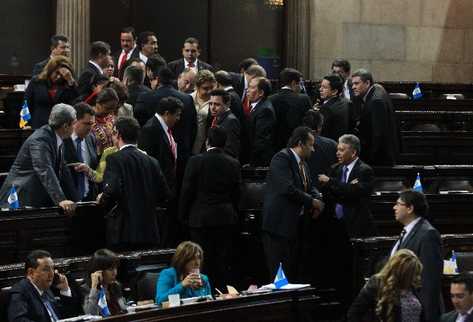 Diputados, durante la discusión de técnicas usadas.