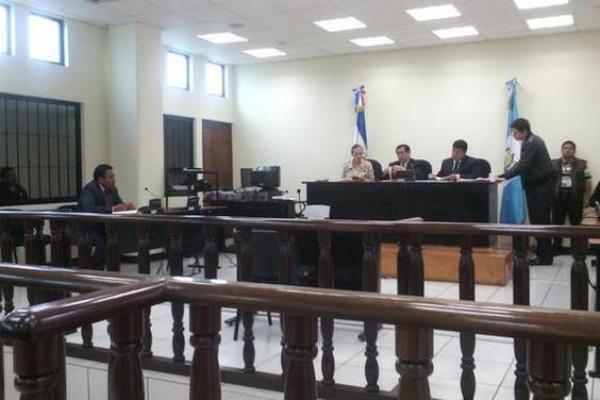 Tribunal Primero de Sentencia de Quetzaltenango, donde fue condenado Jonás Francisco Xicará acusado de ejecución extrajudicial. (Foto Prensa Libre: Alejandra Martínez)