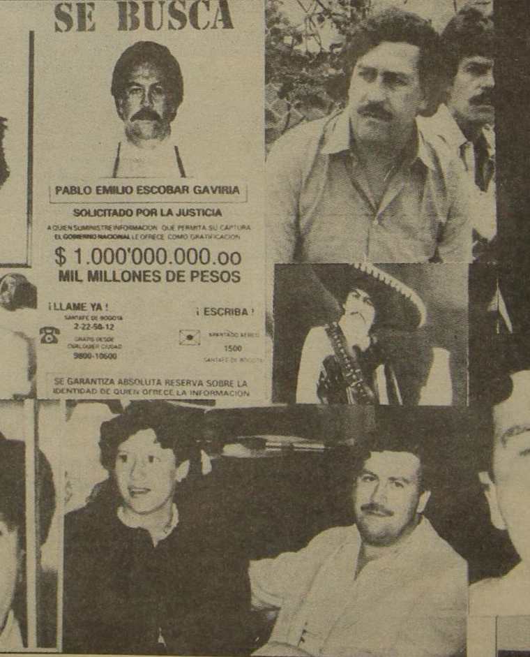 Los múltiples rostros de Pablo Escobar, quien llegó a convertirse en una persona mediática. (Foto: Hemeroteca PL)